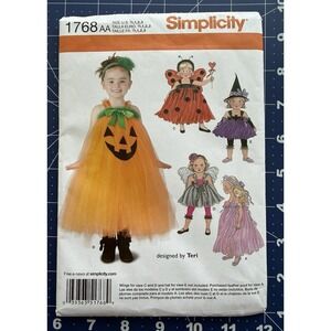 Simplicity designed By Teri Pattern 1768 Kids Dress Leggings & Accessories 1/2-3